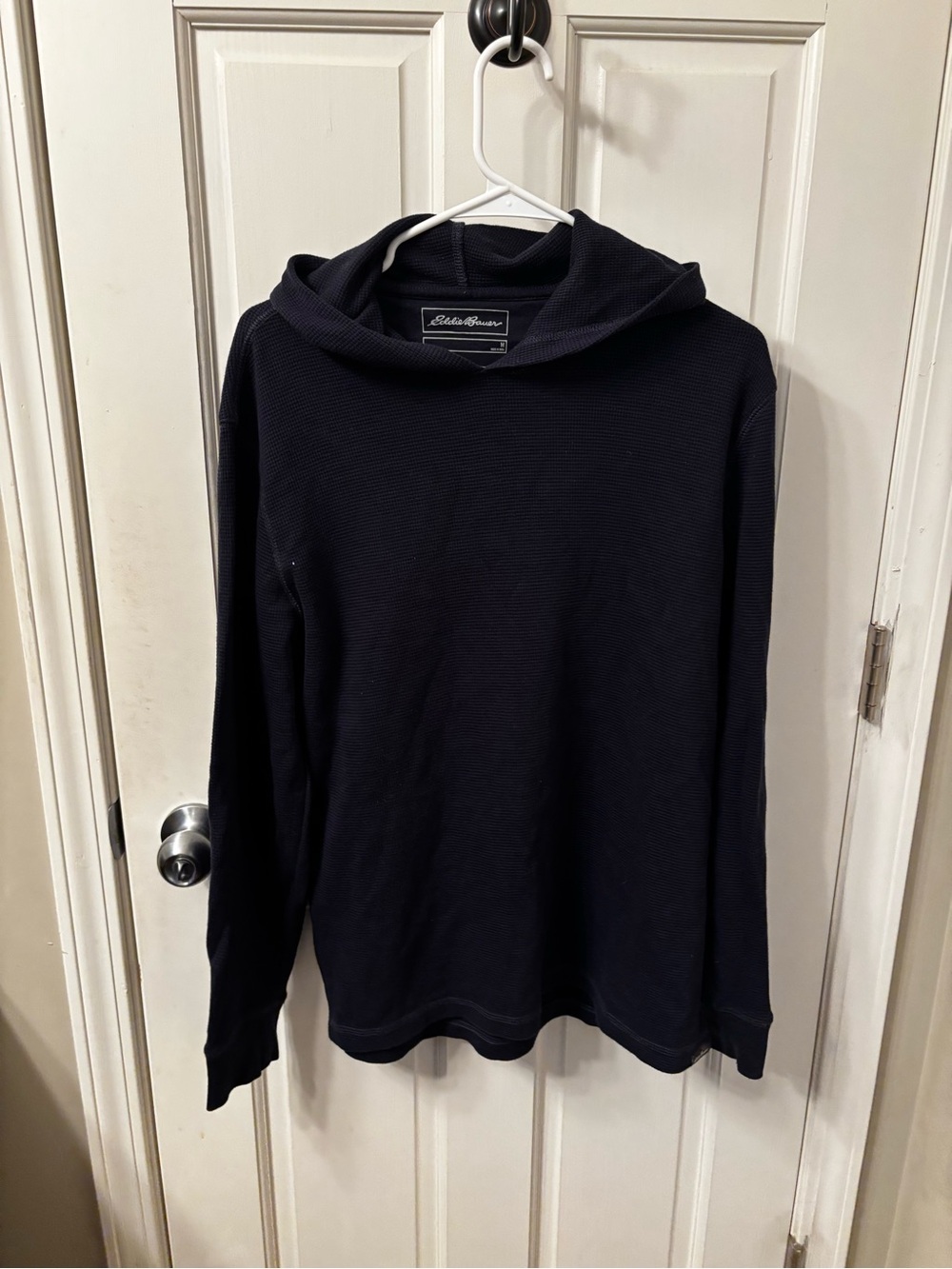 Eddie Bauer blue Hooded Long Sleeve Pullover